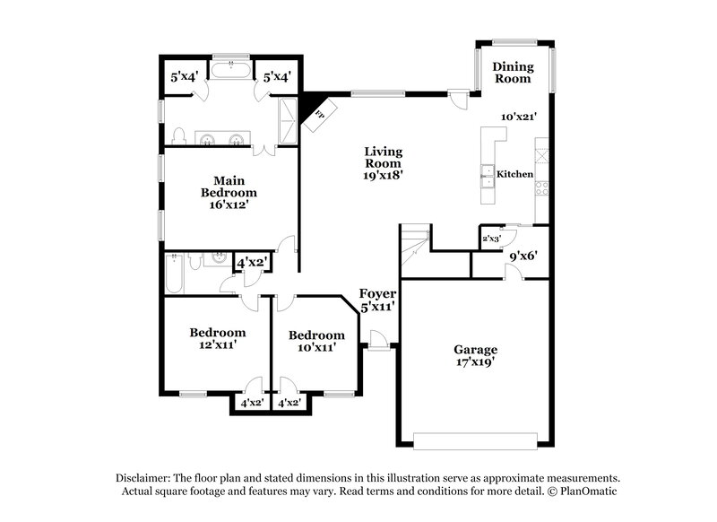 2,000/Mo, 1374 Lake Front Dr E Hernando, MS 38632 Floor Plan View