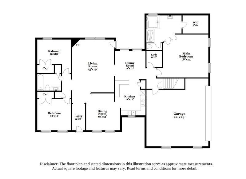 2,340/Mo, 120 Brookwood Cir Oakland, TN 38060 Floor Plan View