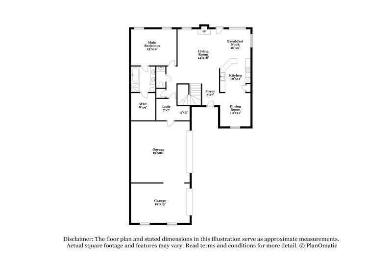 2,450/Mo, 4224 St Anne Cove Southaven, MS 38672 Floor Plan View