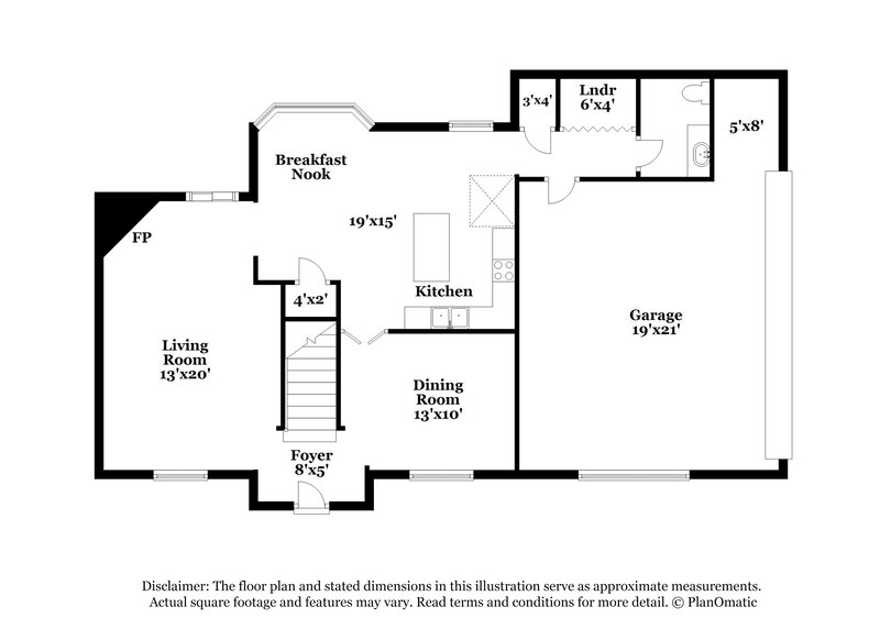 2,250/Mo, 5452 Belle Ridge Dr Arlington, TN 38002 Floor Plan View