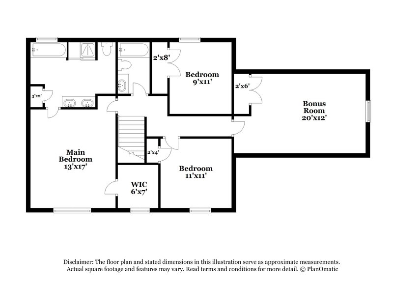2,250/Mo, 5452 Belle Ridge Dr Arlington, TN 38002 Floor Plan View 2