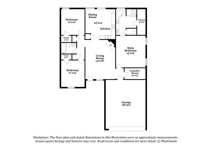 1,605/Mo, 1187 Destin Dr Cordova, TN 38018 Floor Plan View