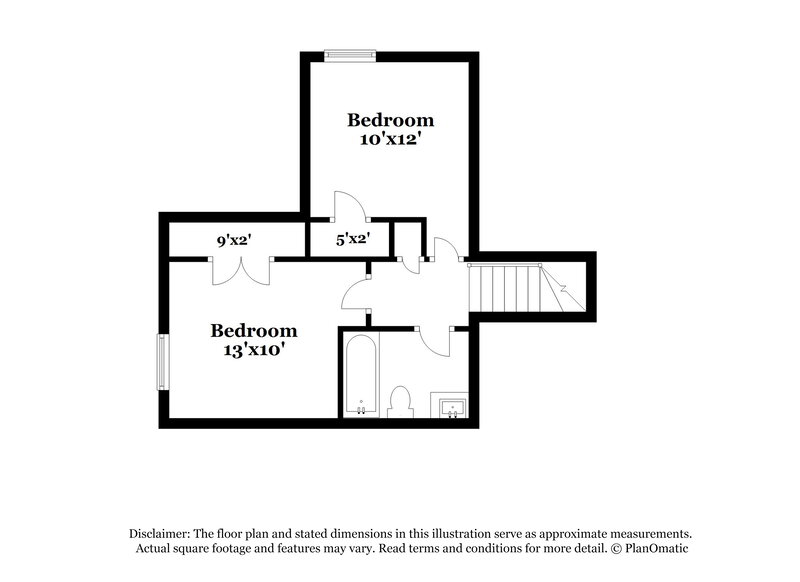 1,685/Mo, 1834 Dewars Cove N Cordova, TN 38016 Floor Plan View 2
