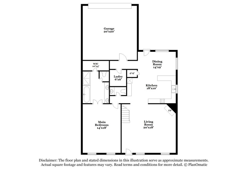 2,225/Mo, 4688 W Petite Loop Olive Branch, MS 38654 Floor Plan View