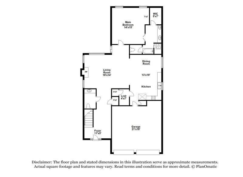 2,175/Mo, 4934 Indian Walk Ln Arlington, TN 38002 Floor Plan View