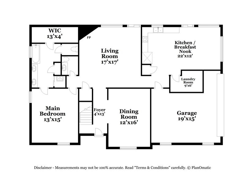 2,095/Mo, 8330 Trondheim Dr Cordova, TN 38018 Floor Plan View