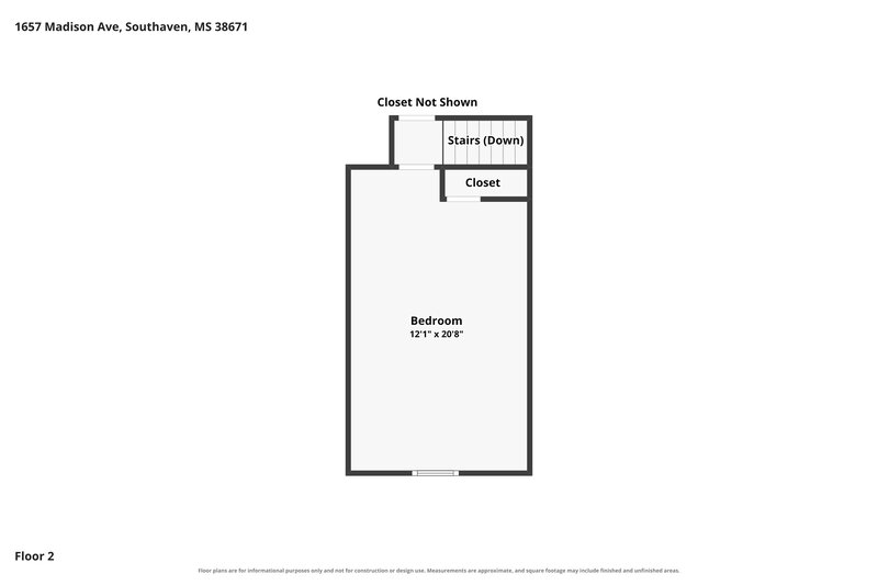 2,105/Mo, 1657 Madison Ave Southaven, MS 38671 Floor Plan View 2