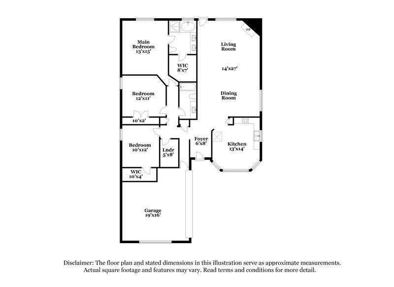 2,085/Mo, 3950 Spring Lakes Cir Olive Branch, MS 38654 Floorplan View