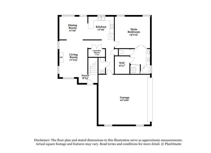 1,955/Mo, 15 Cypress Grove Cove Oakland, TN 38060 Floor Plan View