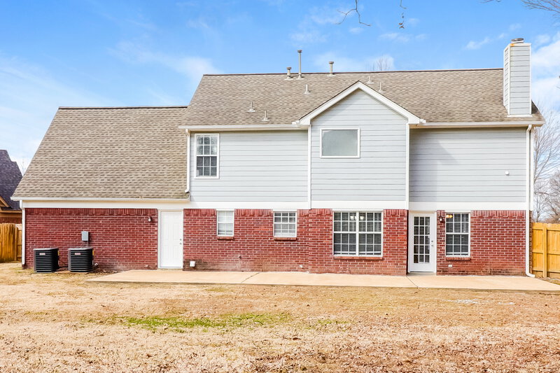 2,240/Mo, 3426 Post Elm Ln Bartlett, TN 38133 Rear View