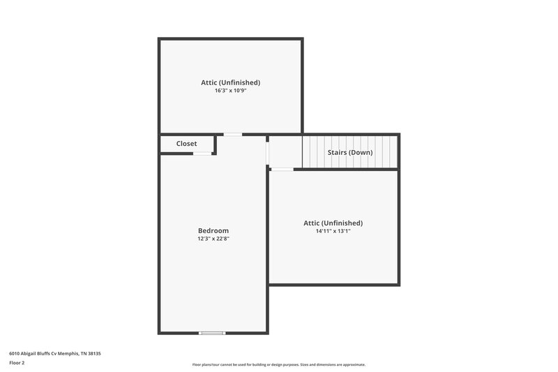 2,375/Mo, 6010 Abigail Bluffs Cove Bartlett, TN 38135 Floor Plan View 2