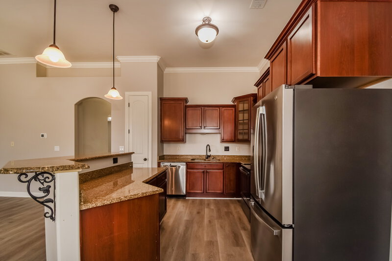 2,375/Mo, 6010 Abigail Bluffs Cove Bartlett, TN 38135 Kitchen View