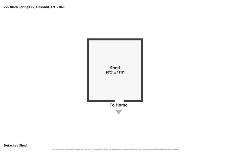 1,795/Mo, 275 Birch Springs Cv Oakland, TN 38060 Floor Plan View 3