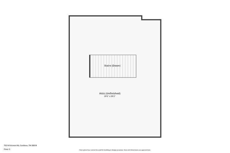 1,630/Mo, 752 N Ericson Rd Cordova, TN 38018 Floor Plan View 3