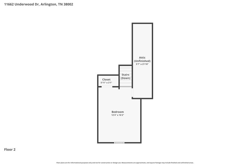 2,135/Mo, 11662 Underwood Dr Arlington, TN 38002 Floor Plan View 2