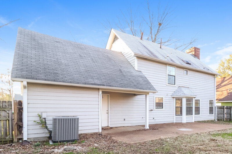 1,805/Mo, 2464 Green Glen Dr Bartlett, TN 38133 Rear View