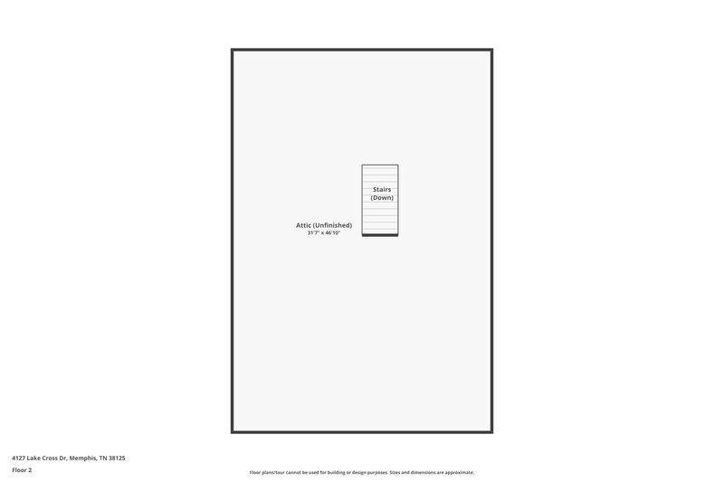 1,640/Mo, 4127 Lake Cross Dr Memphis, TN 38125 Floor Plan View 2
