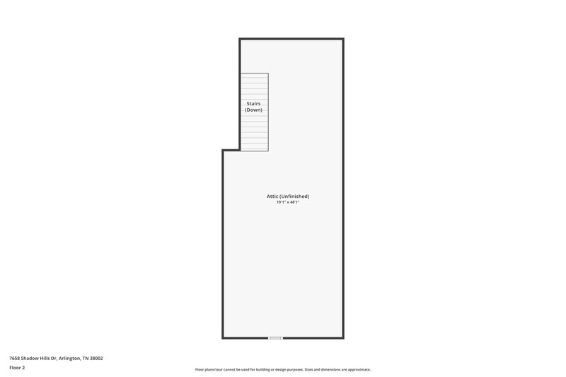 1,825/Mo, 7658 Shadow Hills Dr Bartlett, TN 38002 Floor Plan View 2