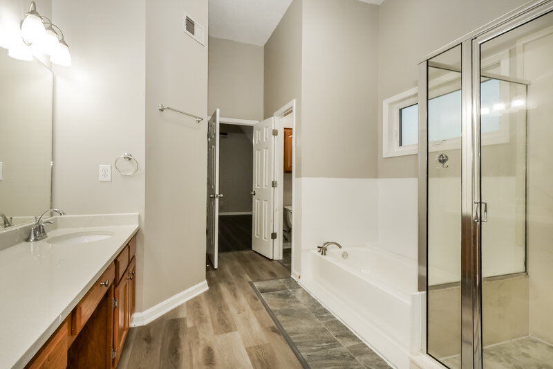 1,825/Mo, 7658 Shadow Hills Dr Bartlett, TN 38002 Main Bathroom View