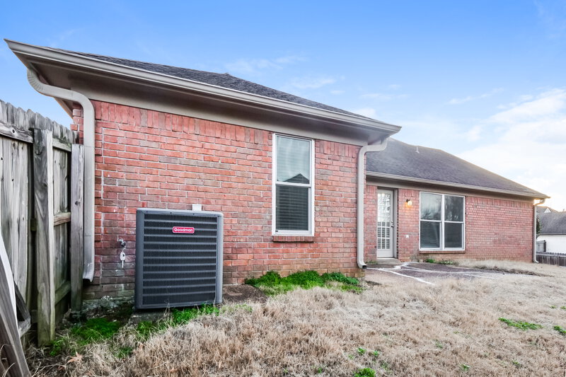 1,825/Mo, 7658 Shadow Hills Dr Bartlett, TN 38002 Rear View 2