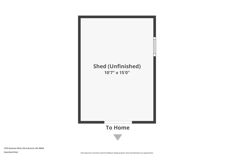 1,810/Mo, 7333 Eastover Blvd Olive Branch, MS 38654 Floor Plan View 3