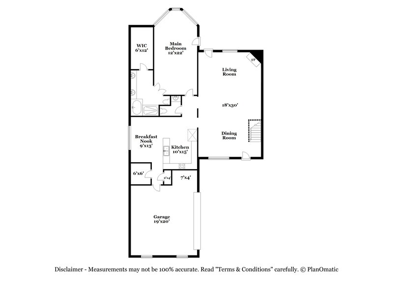 2,395/Mo, 2874 Dawkins Dr Southaven, MS 38672 Floor Plan View