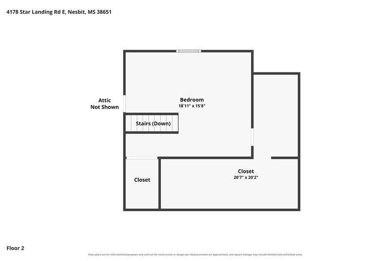 2,415/Mo, 4178 Star Landing Rd E Nesbit, MS 38651 Floor Plan View 2