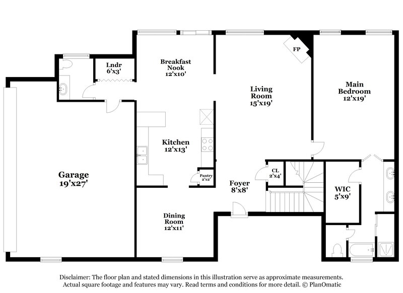 2,940/Mo, 1161 Red Fern Cir E Cordova, TN 38018 Floorplan View