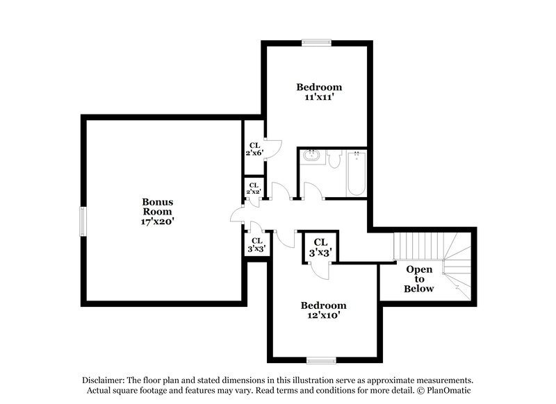 2,940/Mo, 1161 Red Fern Cir E Cordova, TN 38018 Floorplan View 2