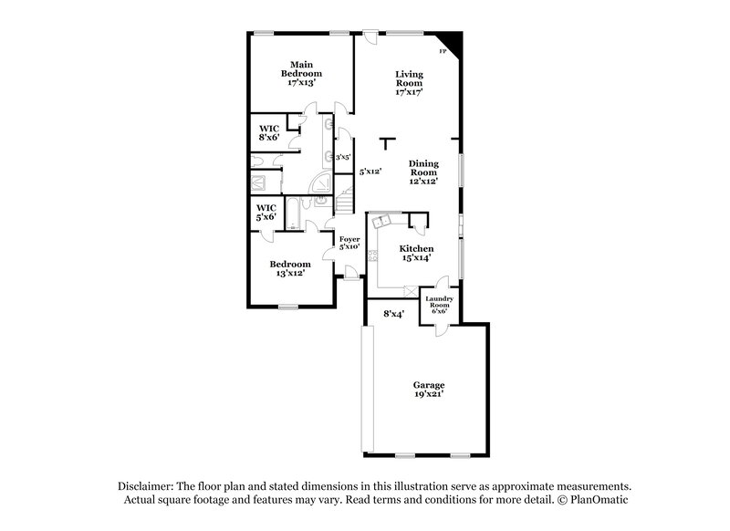 1,860/Mo, 1225 Cordova Green Dr Cordova, TN 38018 Floor Plan View