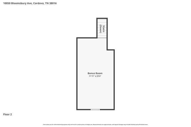 1,940/Mo, 10050 Bloomsbury Ave Cordova, TN 38016 Floor Plan View 2