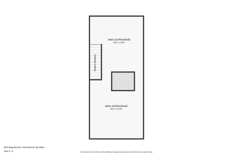 1,655/Mo, 8457 Regal Bend Dr Olive Branch, MS 38654 Floor Plan View 2