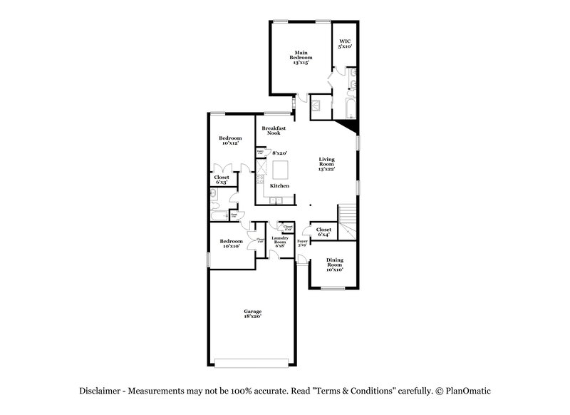 2,300/Mo, 4919 Indian Walk Ln Arlington, TN 38002 Floor Plan View 2