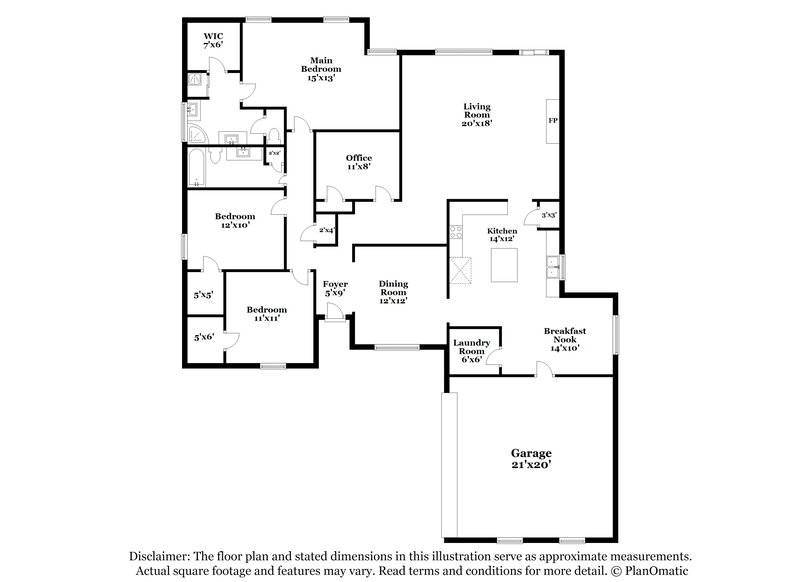 2,920/Mo, 1655 Torrington Dr Cordova, TN 38016 Floorplan View