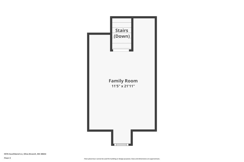 2,190/Mo, 5976 Southbend Ln Olive Branch, MS 38654 Floor Plan View 2