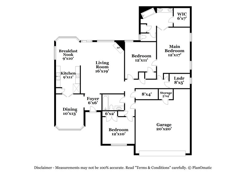 2,710/Mo, 130 Norma Carol Cv Oakland, TN 38060 Floor Plan View