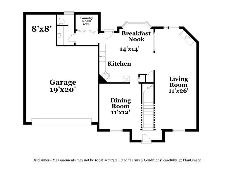 2,215/Mo, 4800 Ridge Walk Ln Memphis, TN 38125 Floor Plan View