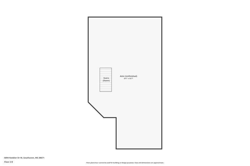 2,155/Mo, 5894 Keebler Drive Southaven, MS 38671 Floor Plan View 3