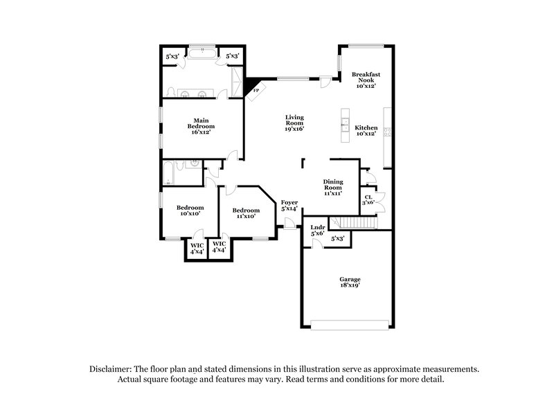 2,035/Mo, 8250 Morning Sun Cv Walls, MS 38680 Floor Plan View