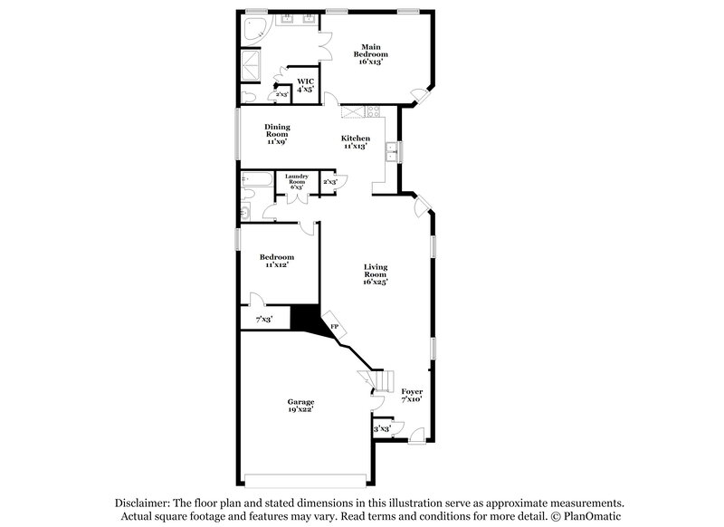 2,100/Mo, 7138 Queens Crown Ct Memphis, TN 38125 Floor Plan View 2