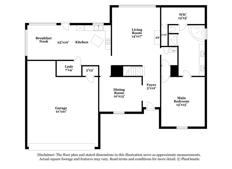 2,245/Mo, 9264 Tamhaven Dr Cordova, TN 38016 Floor Plan View