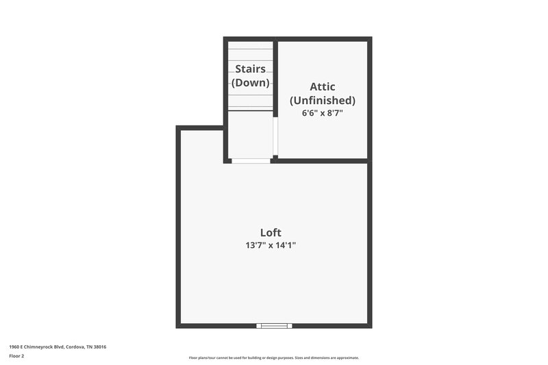 1,965/Mo, 1960 E Chimneyrock Blvd Cordova, TN 38016 Floor Plan View 2