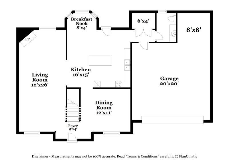 2,090/Mo, 4897 Ridge Walk Ln Memphis, TN 38125 Floorplan View