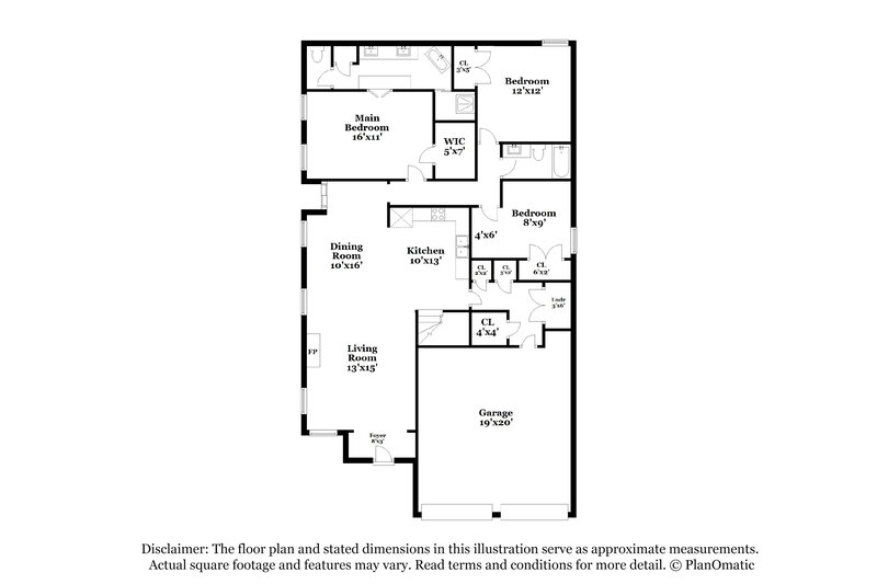 2,375/Mo, 12370 Strong Heart Trl Arlington, TN 38002 Floor Plan View