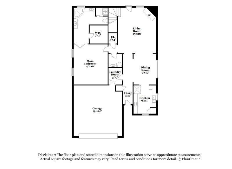 2,015/Mo, 6857 Lagrange Pines Rd Cordova, TN 38018 Floor Plan View