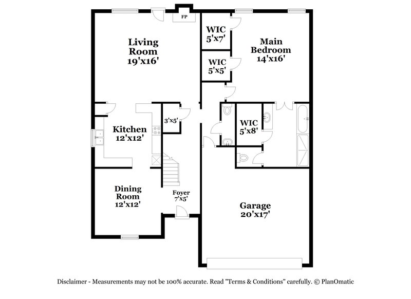 2,140/Mo, 1278 Jackson Pond Cir Cordova, TN 38018 Floor Plan View