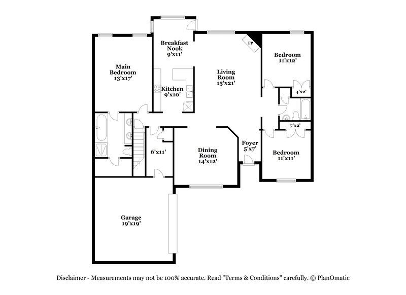 2,365/Mo, 52 Forked Creek Pkwy Hernando, MS 38632 Floorplan View