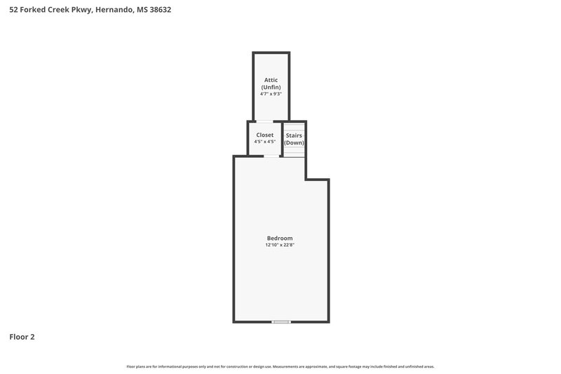 2,270/Mo, 52 Forked Creek Pkwy Hernando, MS 38632 Floor Plan View 2
