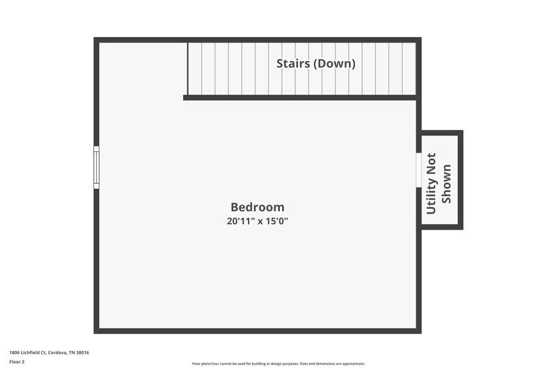 2,390/Mo, 1806 Lichfield Ct Cordova, TN 38016 Floor Plan View 2