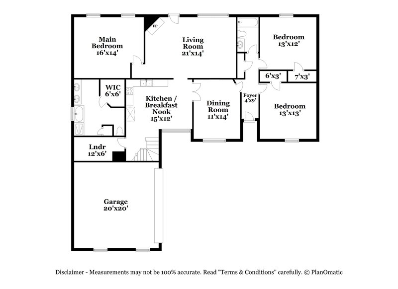 1,800/Mo, 8059 Delta Lakes Blvd Walls, MS 38680 Floor Plan View